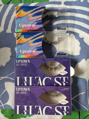 NIB Lilac St Lash Clusters - 4 Boxes, 10 Wisps/Box in Black
